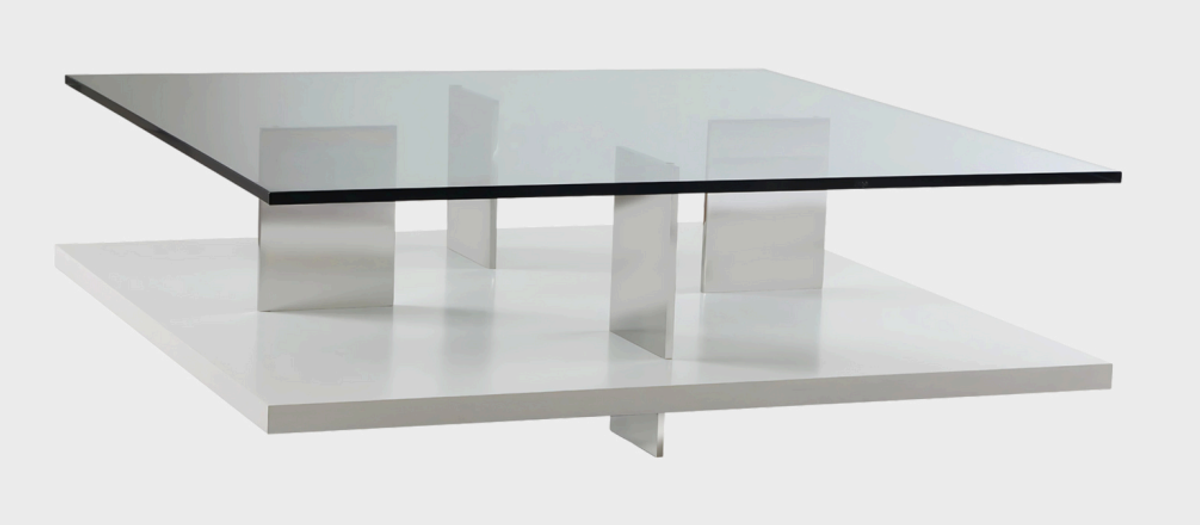 Midtown Cocktail W/ Polished / Brushed Stainless Accents (seashell Wood / Walnut) — image 1