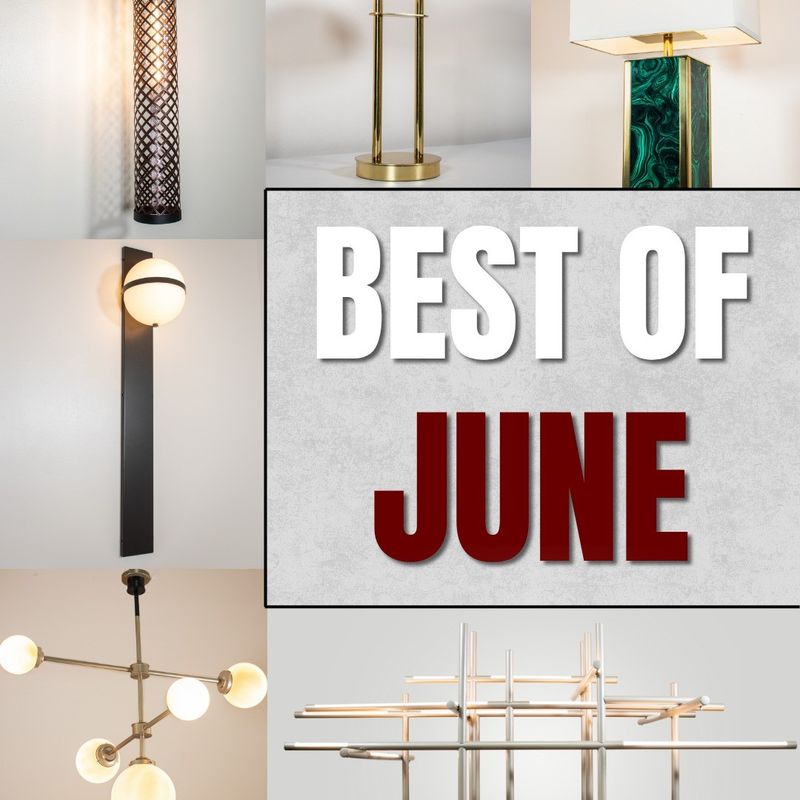 ✨ Our June highlights are shining bright ✨
June was all about custom lighting—from striking chandeliers to unique table lamps, we had the privilege of bringi…