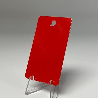 Red Letter powder-coat swatch