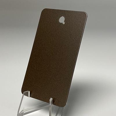 Cappuccino powder-coat swatch