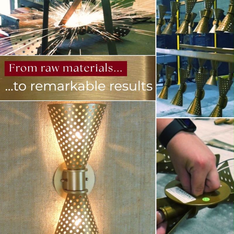 Every finished fixture has a story.
From precision laser cutting and expert craftsmanship to finishing, assembly, and final inspection, each piece is carefu…