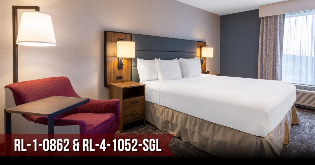 A well-designed hotel room is all about the details! Our floor lamp, sconce, and desk lamp work together to create a cozy yet modern atmosphere, adding both…