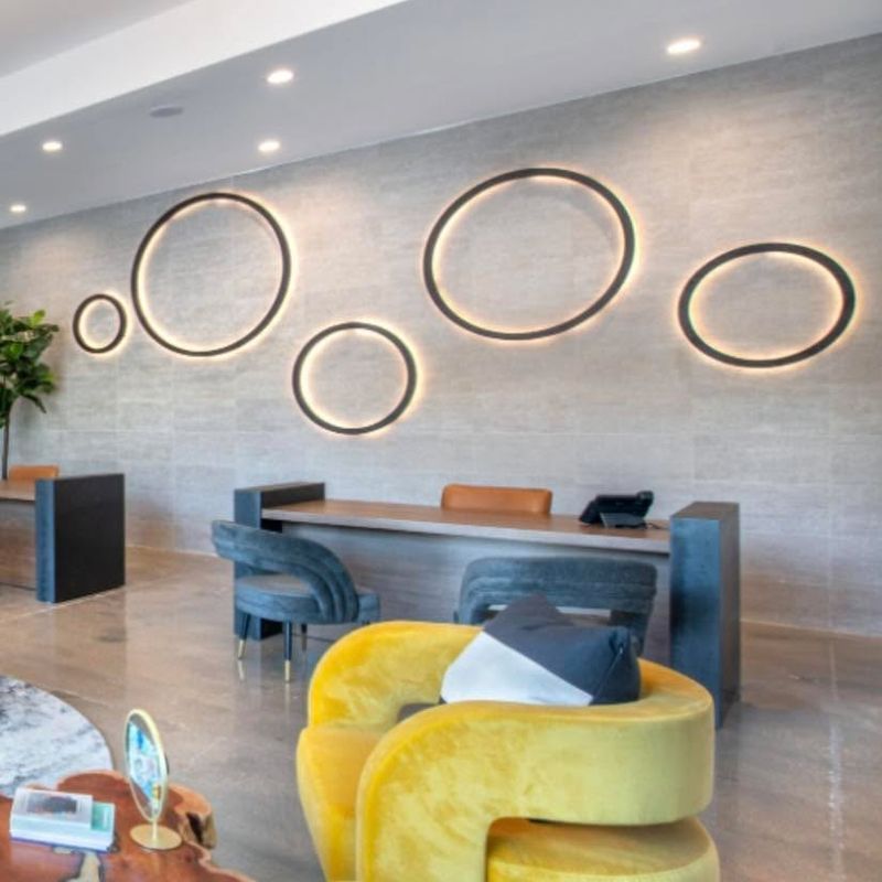 Modern Circular LED Wall Sconce Proudly Made in the USA!

RL-4-1016-24 30 36 48 60” ADA

24”, 30”, 36”, 48”, & 60” Dia. 4”D.
Flatter Black Powder Coat Finish…