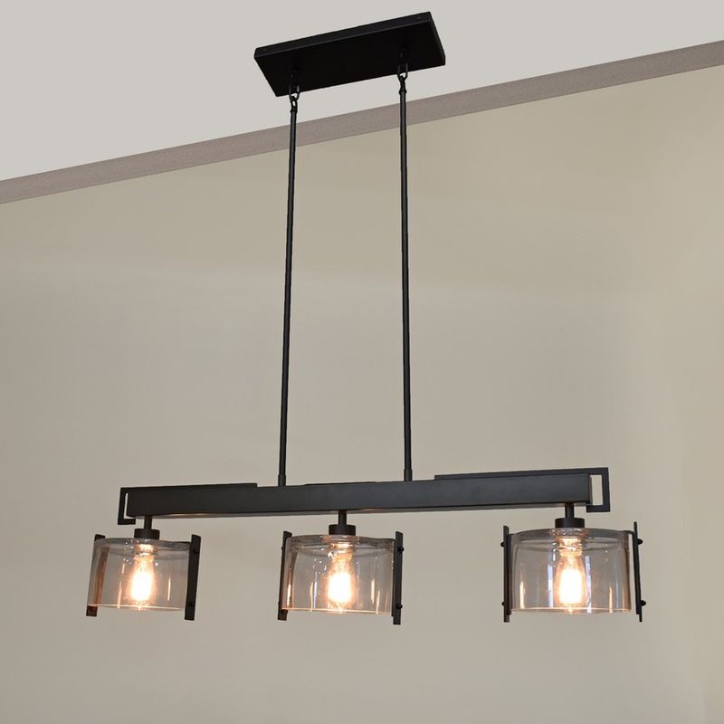 New Custom Pendant

RL-3-1430RL-3-1430
42” L x 10” H x 48” OAH
Dark Bronze Anodized Effect Powder Coat & Mineral Bronze Powder Coat
8” Dia. Clear Glass Shade…