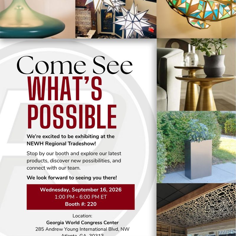 Come See What’s Possible!
We’re excited to be exhibiting at the NEWH Regional Tradeshow in Atlanta!
Stop by Booth #220 to connect with our team and explore…