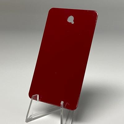 Oxblood powder-coat swatch