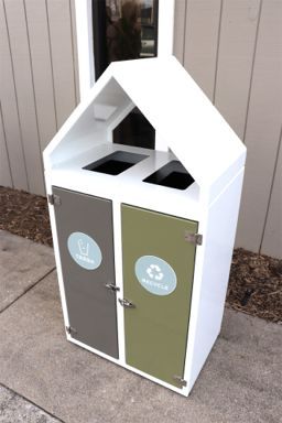 Custom Dual Trash/Recycle Unit