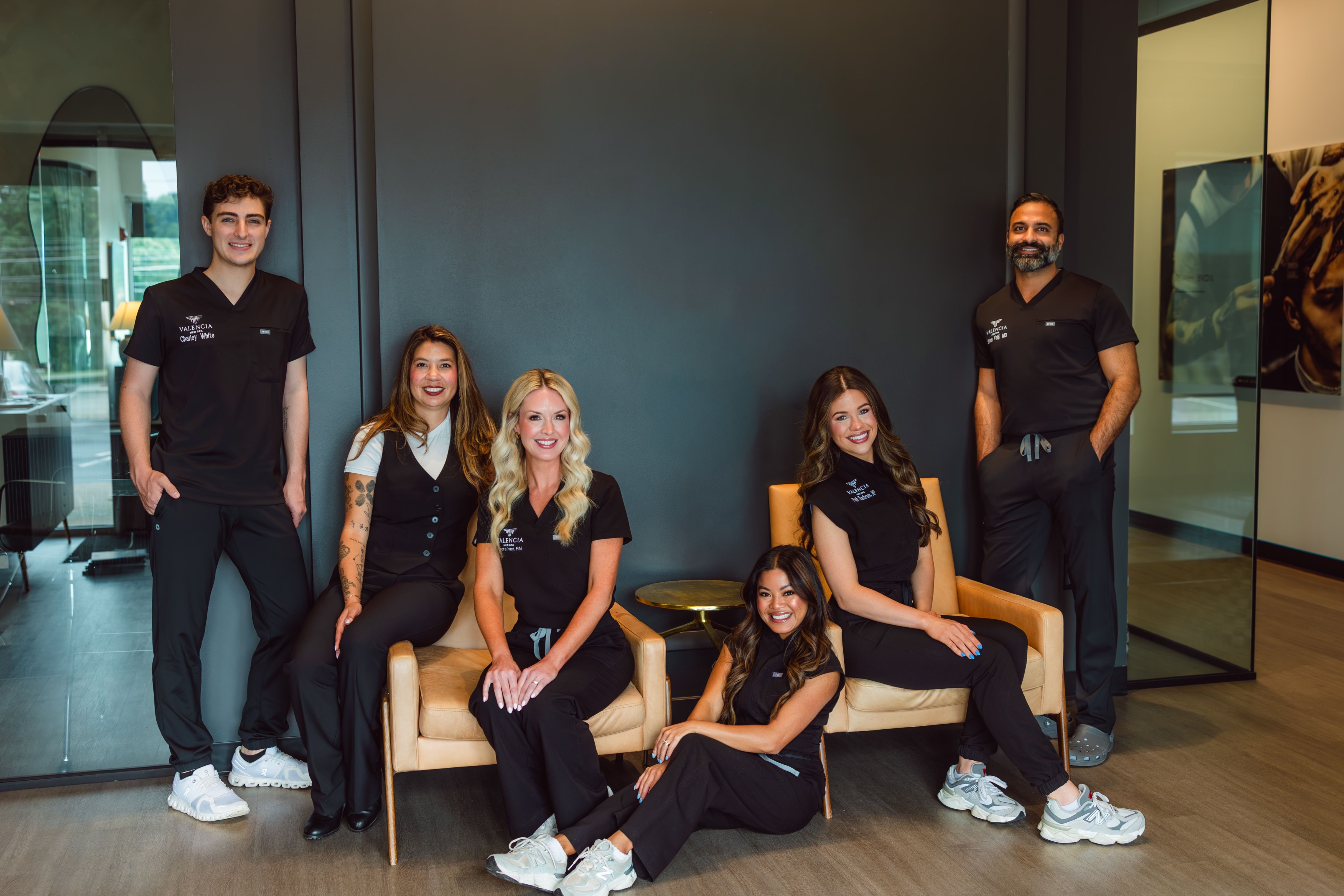 Licensed Aesthetician, Natalie Malicote, standing inside Valencia Medspa in Knoxville, TN