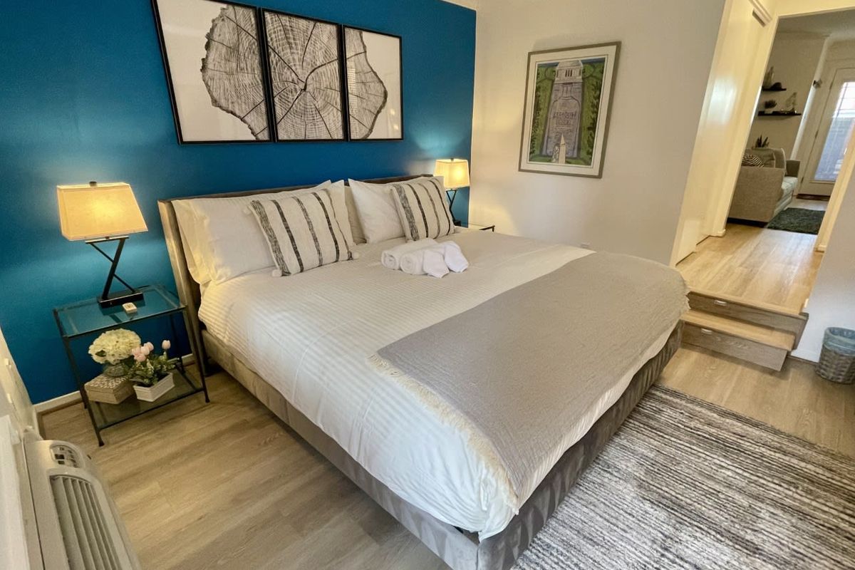 View of the bedroom.