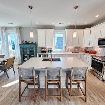 Kitchen in Gone Coastal.