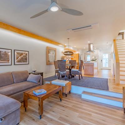 Open floor plan in 3025 Club Villas.