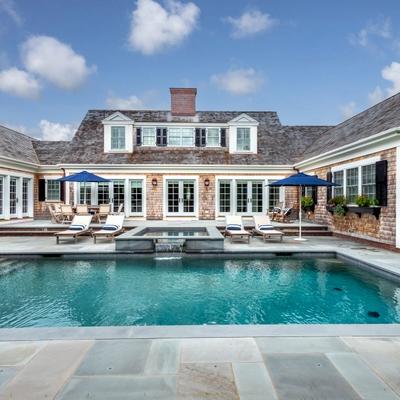 Private pool at a Martha's Vineyard vacation rental.