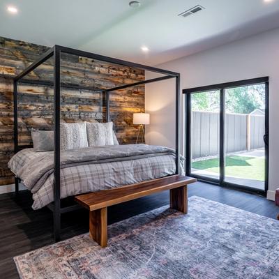 Bedroom in Eagle's View in Cody, WY.