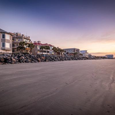 Beach at sunset