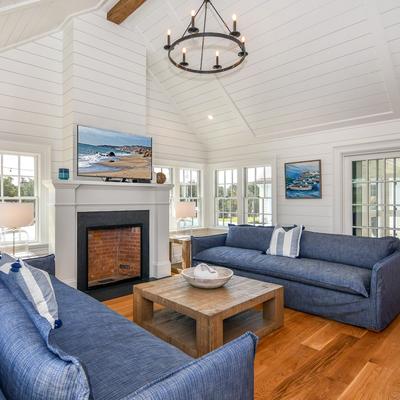 Family room in a Martha's Vineyard vacation rental.