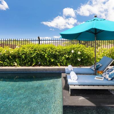 View of the private pool.