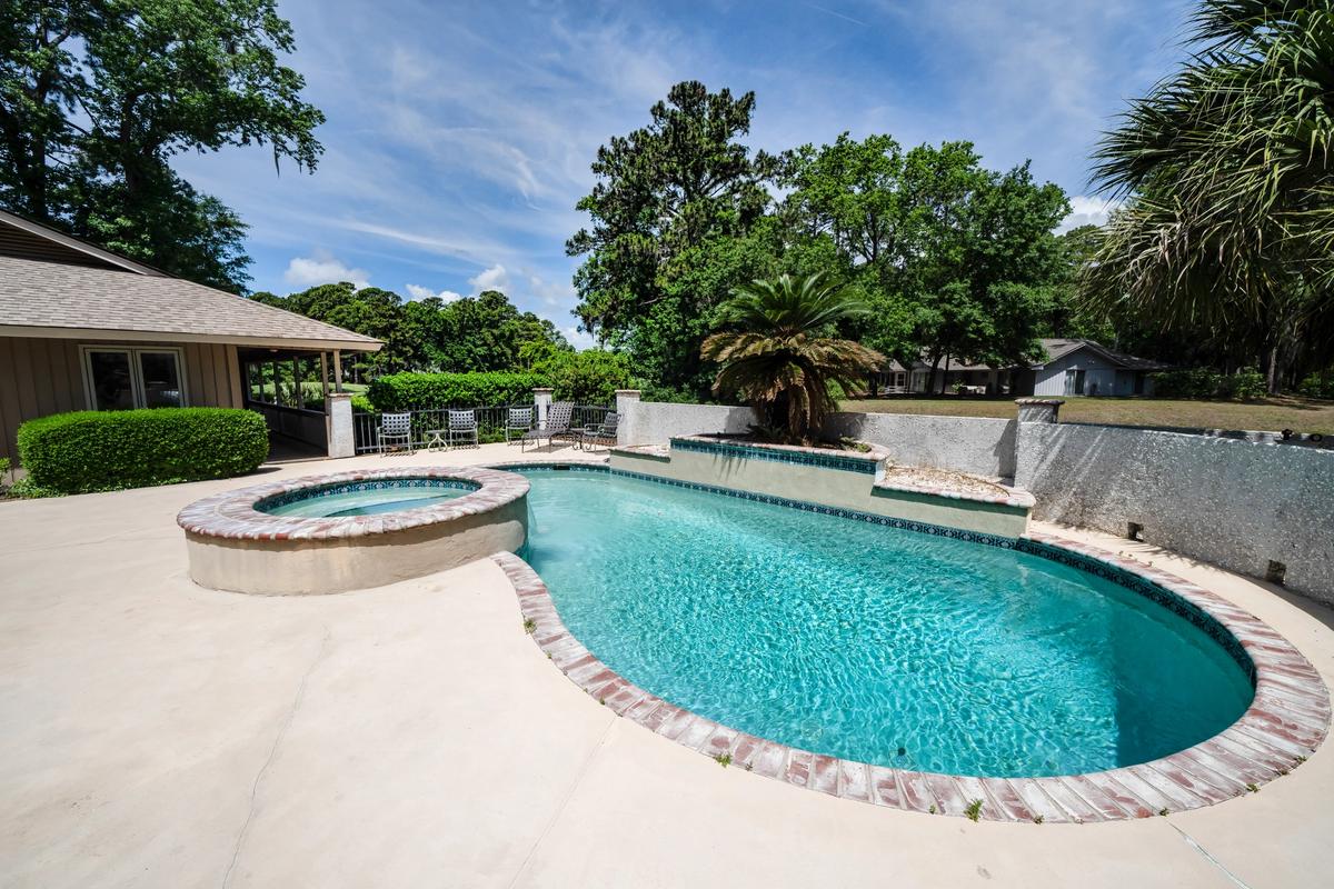 Hilton Head Island vacation rental with a private pool.