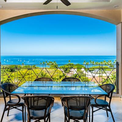 View from the balcony at Matapalo Penthouse 701.