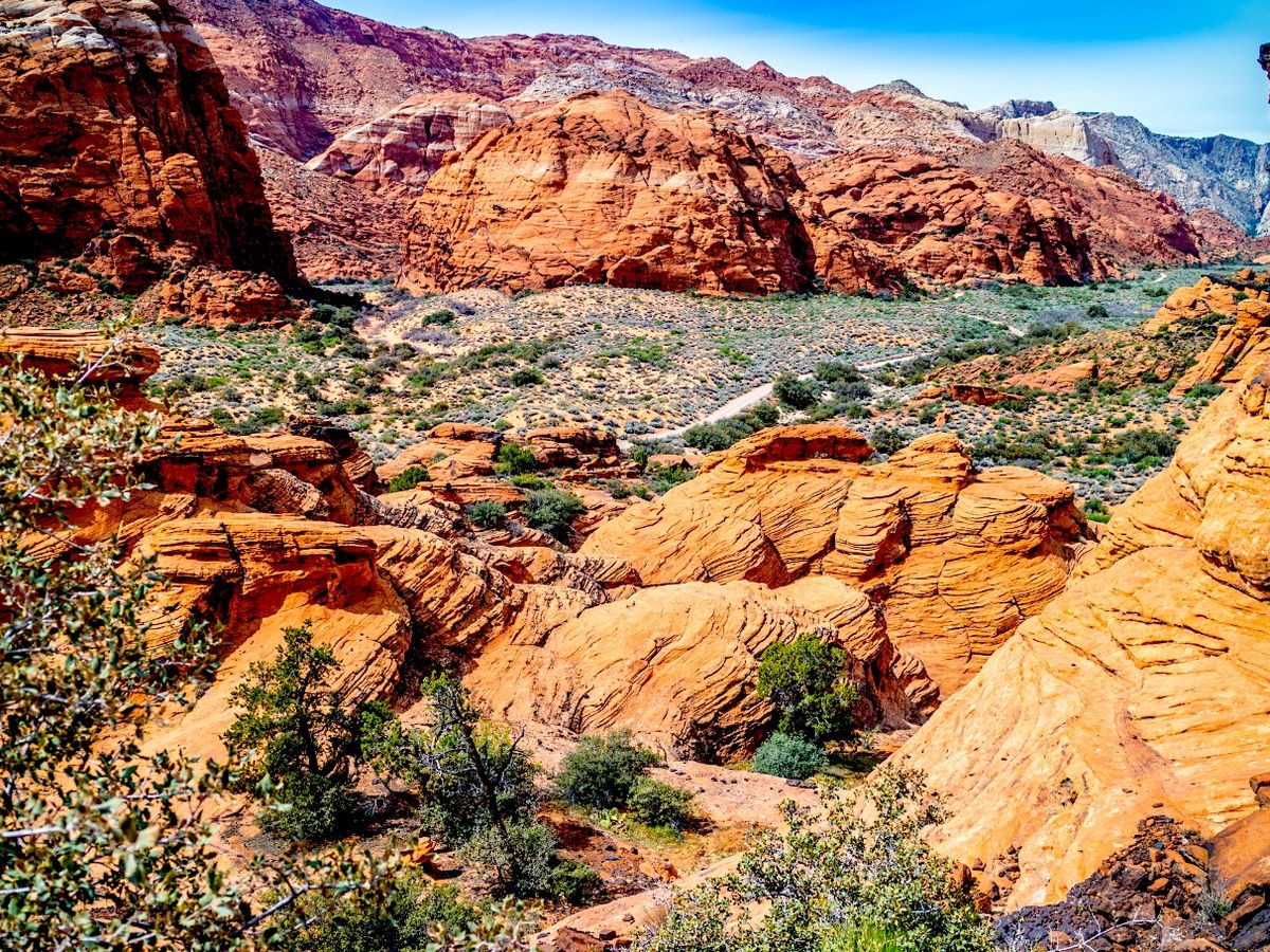 View of Snow Canyon State Park St George Utah