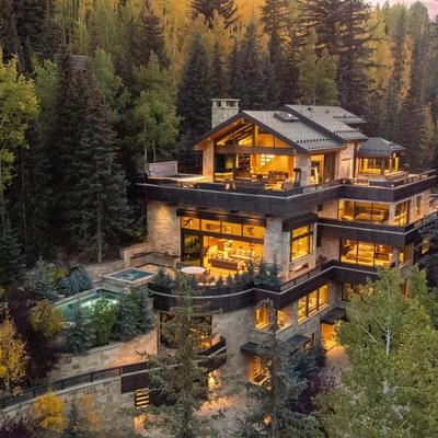 Exterior view of a Vail vacation rental.