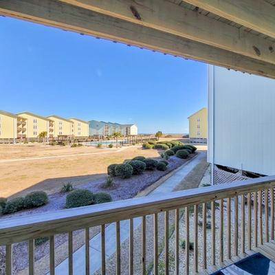 View from the balcony of Surf Condos 318.