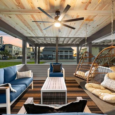 Outdoor living space at Urban Cowboy.