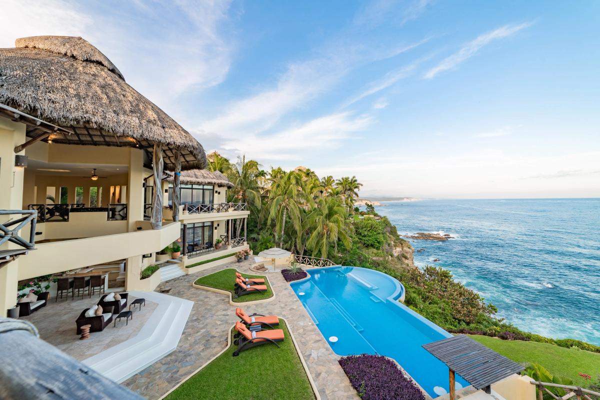 Private pool at Villa Allure.