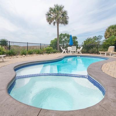 View of the private pool.