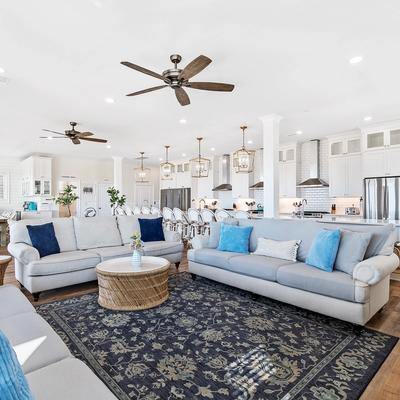 Open floorplan in The Citrus Beach Club.
