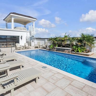 Private pool at The Beach House.
