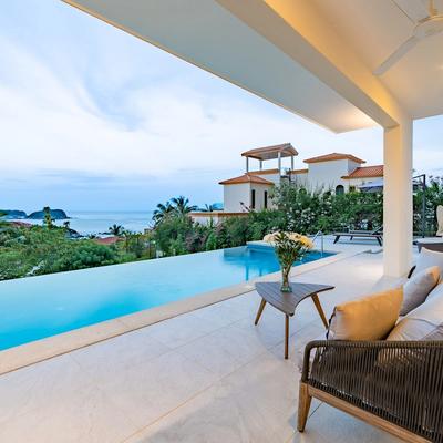Private pool at Villa Manguito.