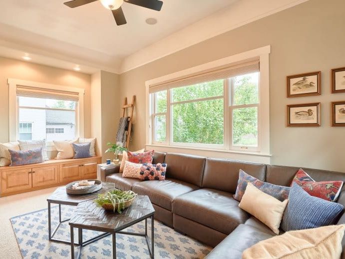Nestled in the hills, this sleek home with solar panels and open-air patios blends luxury with eco-friendly design. The landscape around it is a rolling green dream, made for morning walks and wine tasting afternoons.