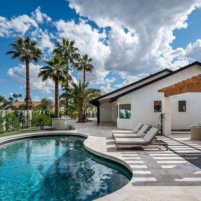 View of a private pool at a Scottsdale vacation rental.