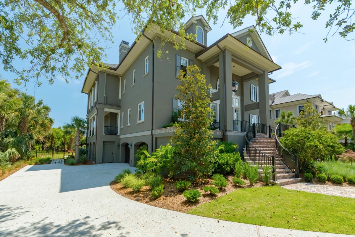 Exterior view of a Kiawah Island vacation rental home.