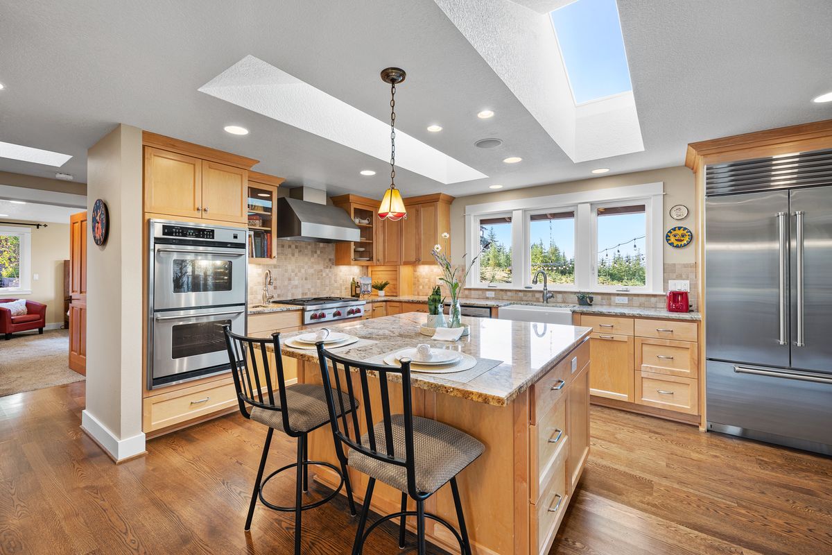 Gourmet kitchen in Hidden Haven.