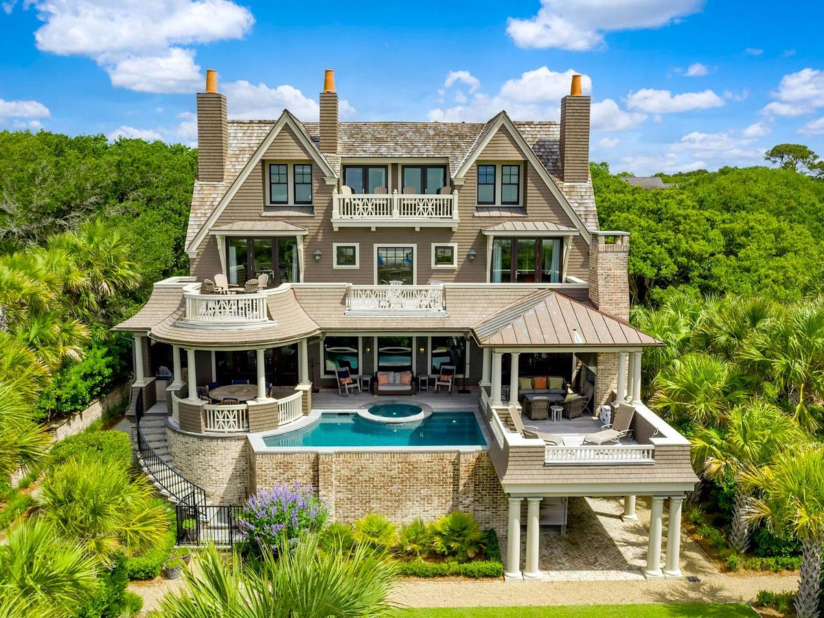 View of Large Luxury Kiawah Island, SC Vacation Rental With Private Pool
