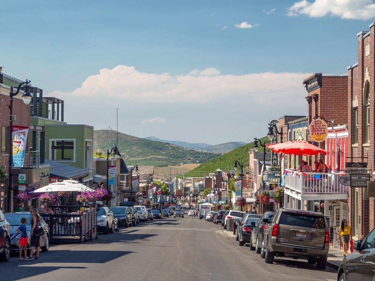 View of downtown Park City
