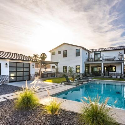 View of a private pool at a Scottsdale vacation rental.