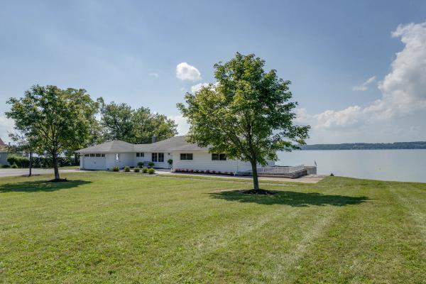 Exterior view of a Finger Lakes vacation rental.