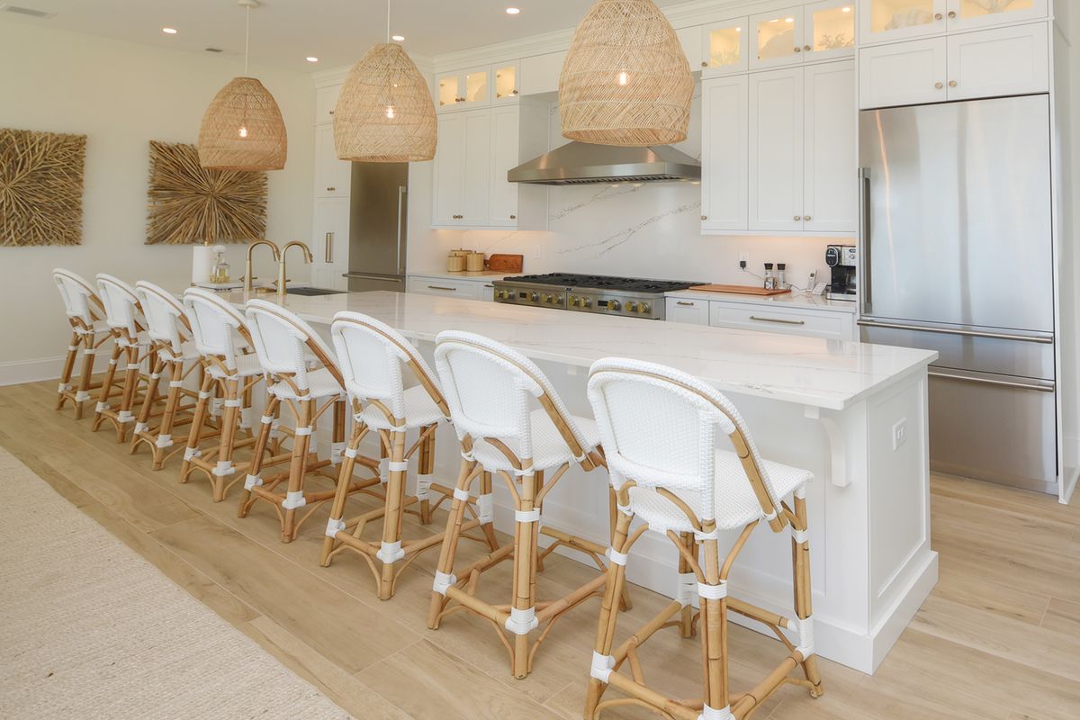 Modern kitchen in The Beach House.