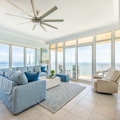 Living Room in an Orange Beach vacation rental.