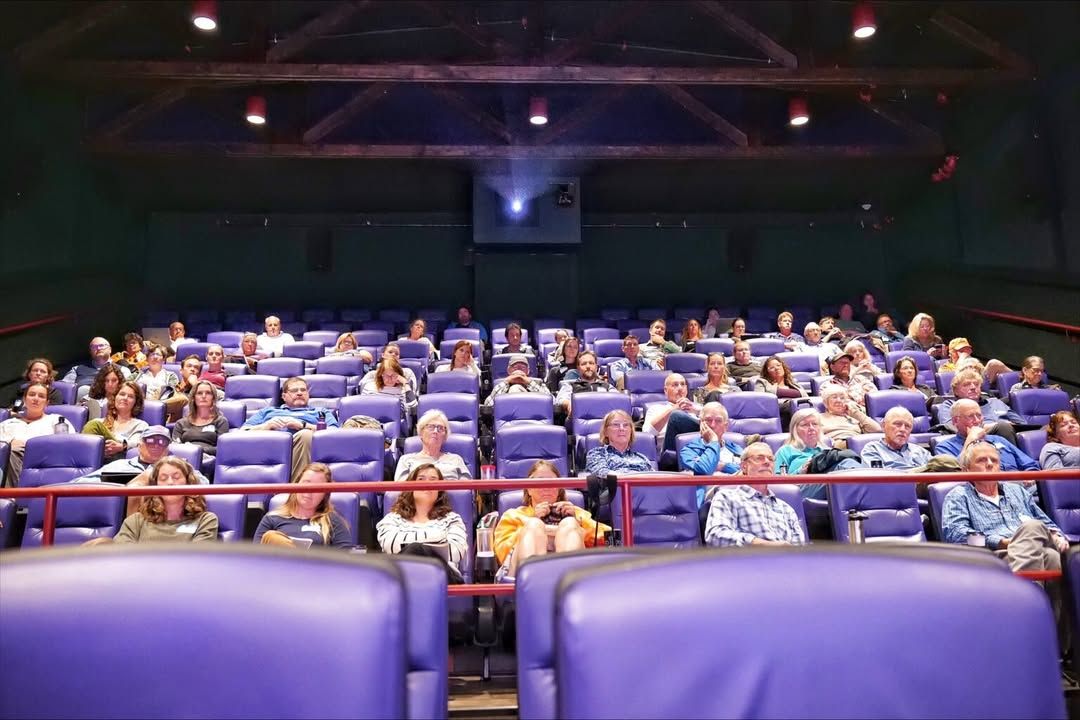 A packed theater of moviegoers enjoys an intimate screening at the Martha’s Vineyard Film Festival. The cozy setting and thoughtful storytelling highlight the island’s appreciation for independent cinema.