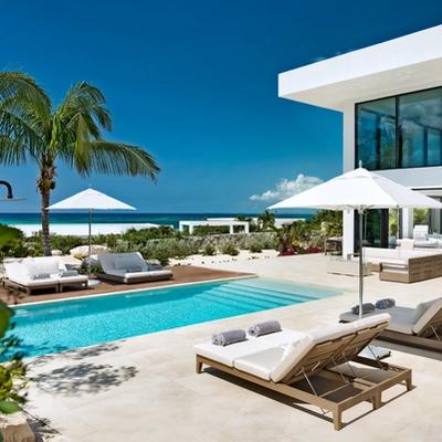 Vacation rental in Turks and Caicos with a private pool.