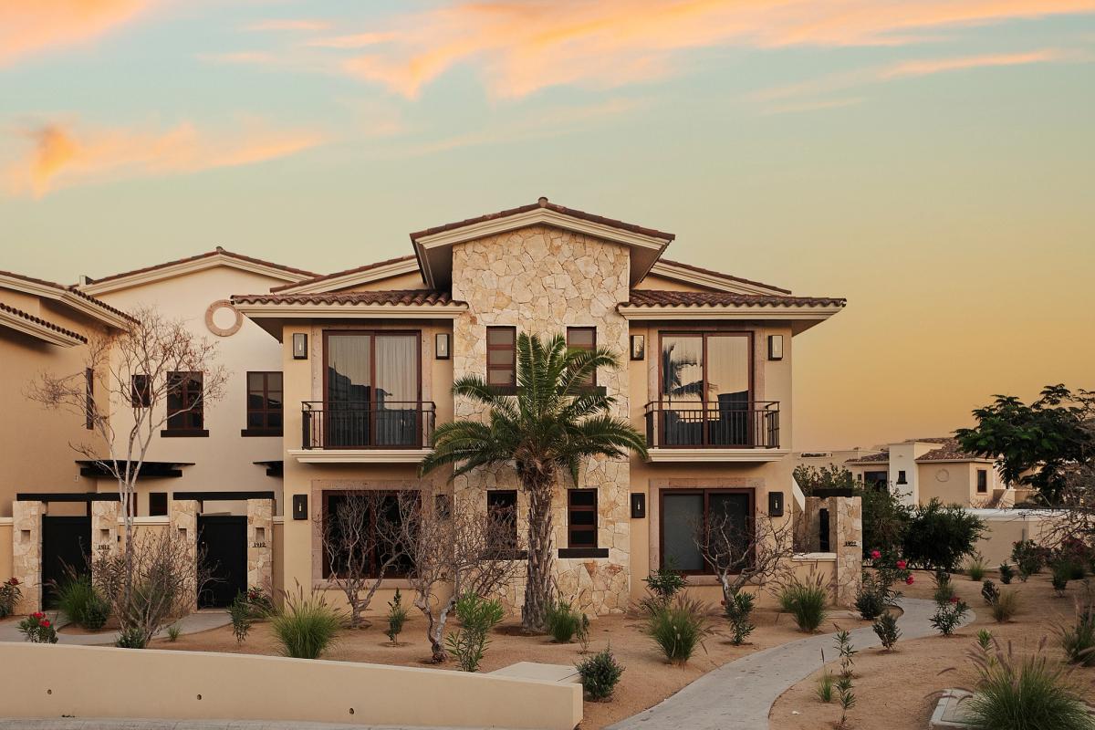 Exterior of a Los Cabos vacation rental.