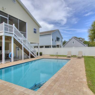 North Myrtle Beach vacation rental with a private pool.