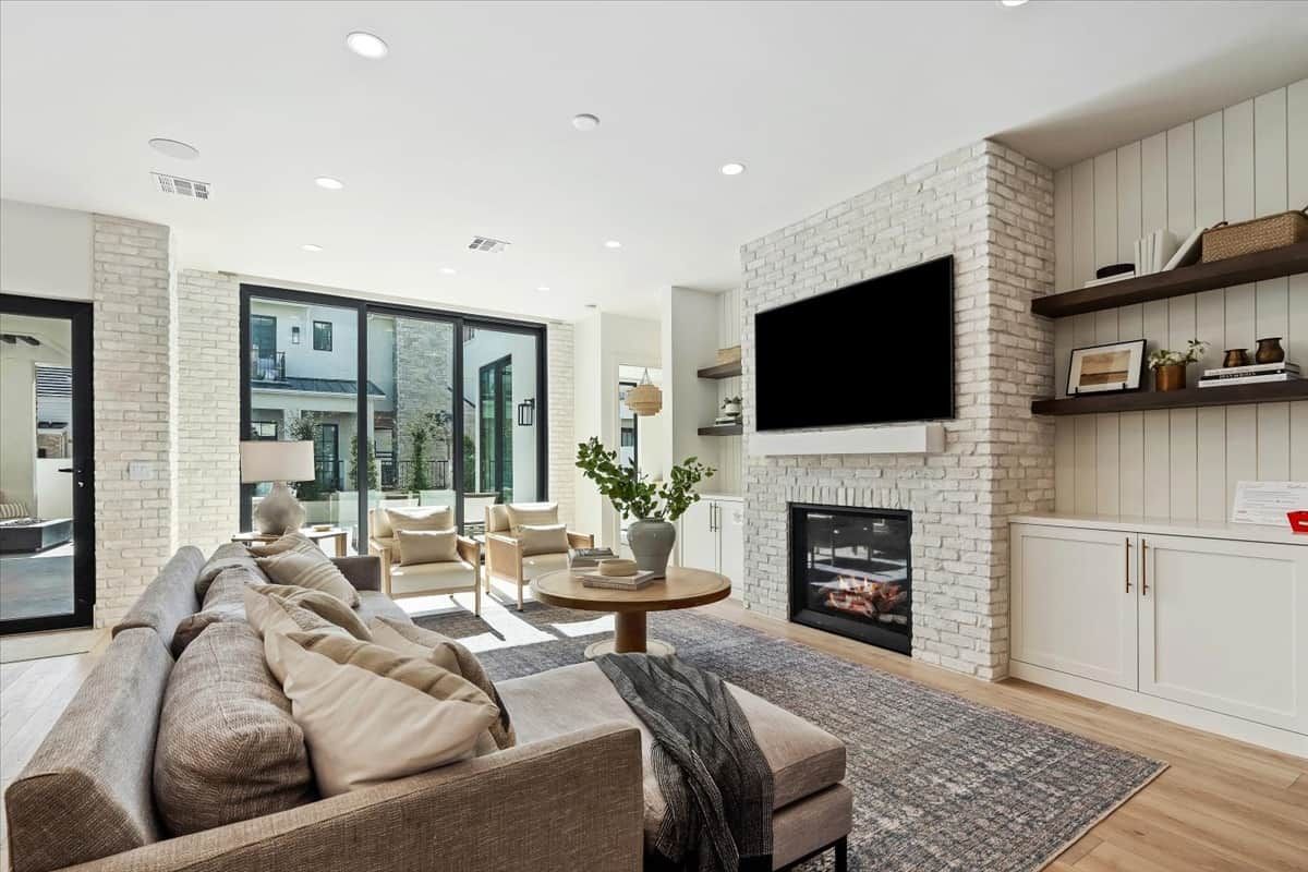 Living room at Just Beachy.