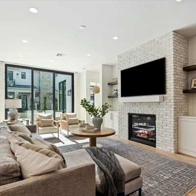 Living room at Just Beachy.