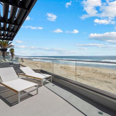 View from the balcony of B5127 Bluewater Oceanfront 2 South.