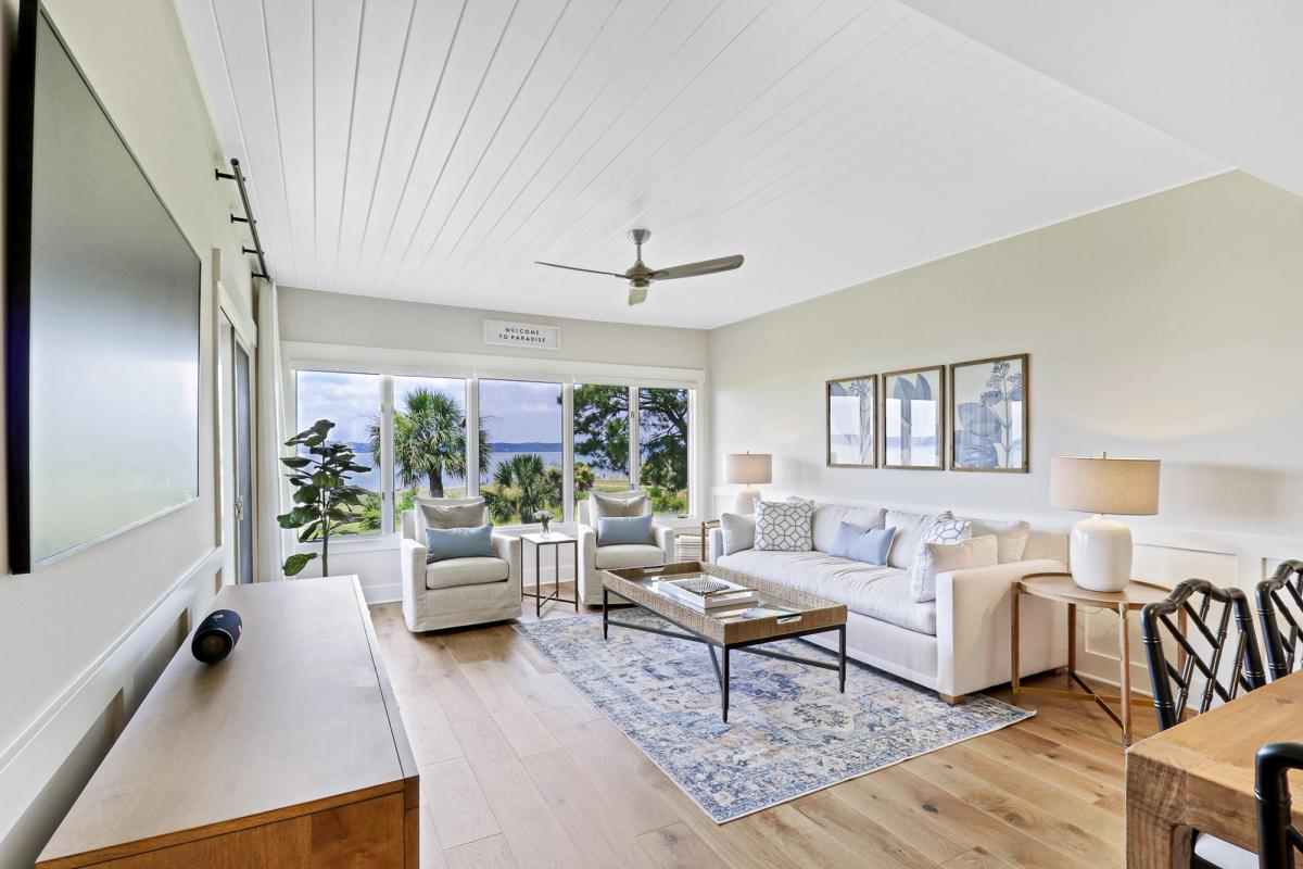 Interior of 1888 Beachside Tennis Villa.