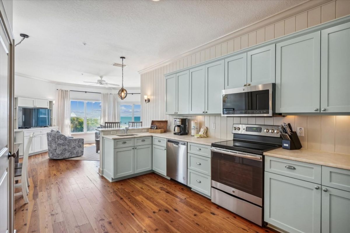 Kitchen with a view.